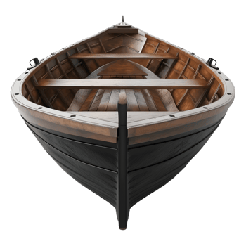 AI generated Vintage Ocean Boat or Ship on Transparent background - Ai Generated png