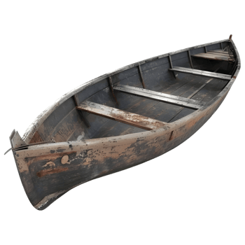 AI generated Vintage Ocean Boat or Ship on Transparent background - Ai Generated png