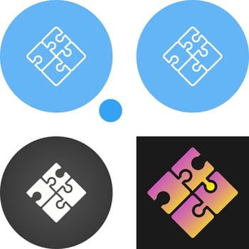 Jigsaw Vector Icon