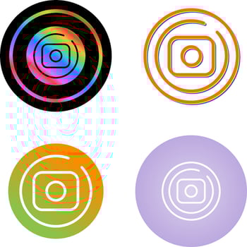 Record Circle Vector Icon