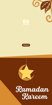 Ramadan Kareem banner. Design template for promotion, islamic celebration vector