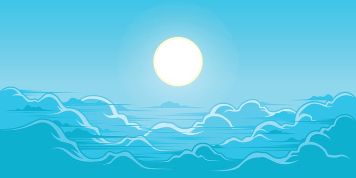 Beautiful sky illustration vector