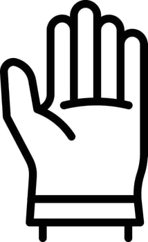 glove icon. Barber Gloves Icon vector