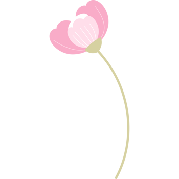Branch with pink flower png