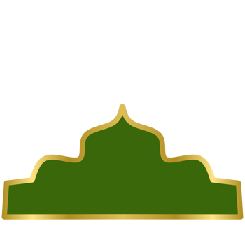 Green islamic border png