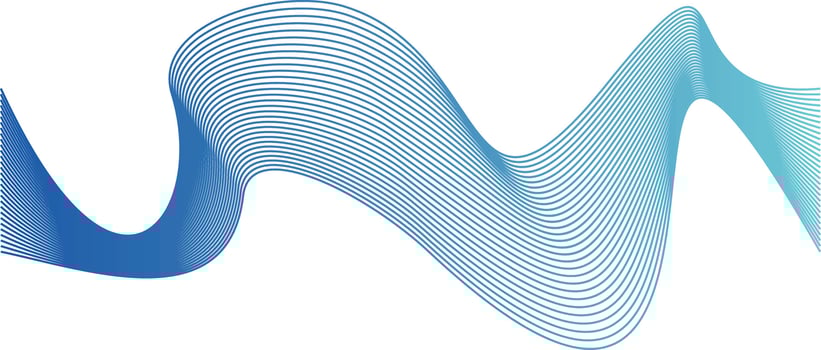 Wave line colorful abstract vector element