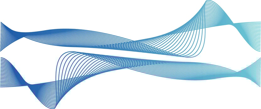 Wave line colorful abstract vector element