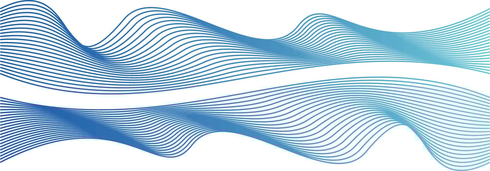 Wave line colorful abstract vector element