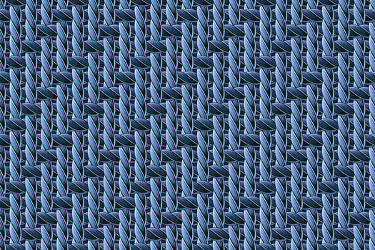 Seamless pattern with dense, tight interwoven fiber. Mat, rug texture with traditional denim weave. Vintage style. Not AI vector