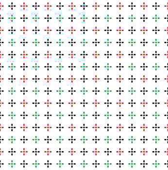 Seamless Geometric Shining Star Pattern, Shiny Star Red Green And Black On White Background, Christmas Theme vector