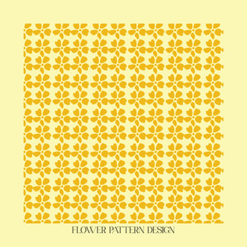 pattern with flowers vector
