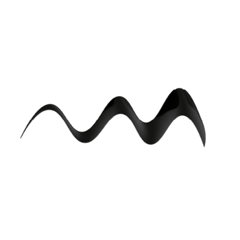 3d abstract zig zag doodle shape png