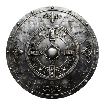 AI generated War Soldier Protection Shield on Transparent background - Ai Generated png