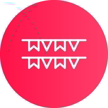 Garland Creative Icon Design vector