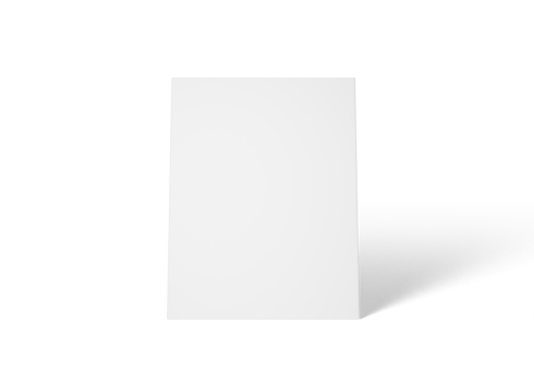 Realistic postcard mockup png