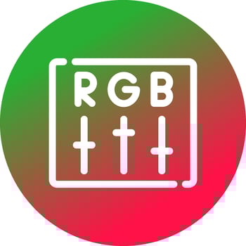 Rgb Creative Icon Design vector