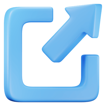 expand arrow 3d icon illustration png