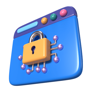 Encryption 3D Illustration Icon png