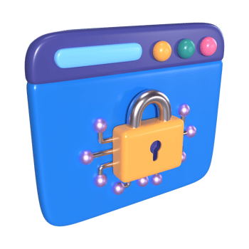 Encryption 3D Illustration Icon png