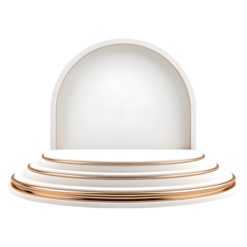 AI generated Podium For Product Presentation on Transparent background - Ai Generated png