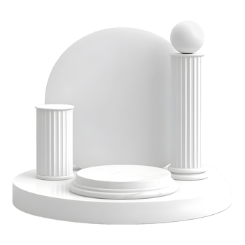 AI generated Podium For Product Presentation on Transparent background - Ai Generated png