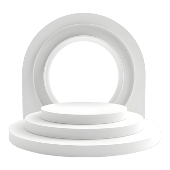 AI generated Podium For Product Presentation on Transparent background - Ai Generated png