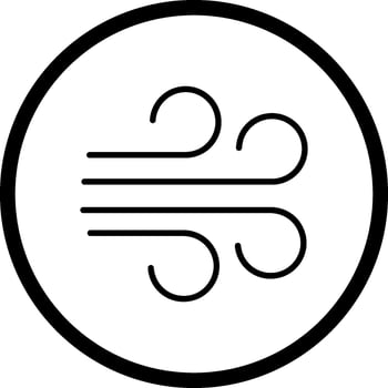 Wind Sign Vector Icon