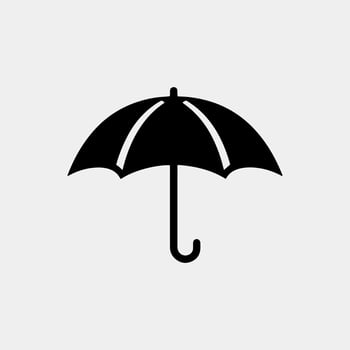 vector illustration. umbrella icon. rain.