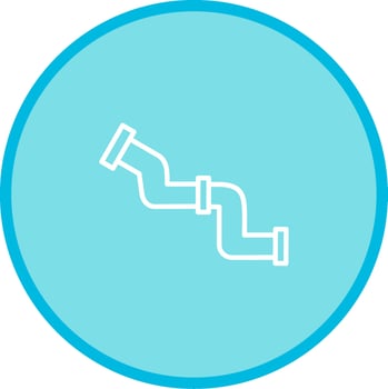 Water Pipe Vector Icon