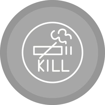 Smoking Kills Vector Icon