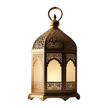 arabian gold vintage lantern. Greeting card, banner, poster. Traditional Islamic holy holiday png