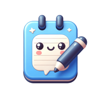 AI generated 3d icon of pencil and notepad, perfect for educational, business, office, or creative design concepts. png