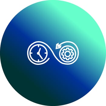 Time Optimization Vector Icon