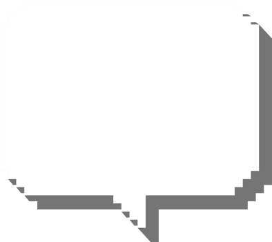 3d 8bit retro game pixel speech bubble balloon icon sticker memo keyword planner text box banner, flat png transparent element design