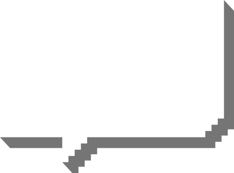3d 8bit retro game pixel speech bubble balloon icon sticker memo keyword planner text box banner, flat png transparent element design