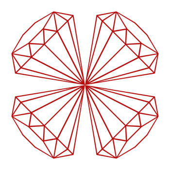 Diamond Composition, 4 Pieces, can use for Art Illustration, Icon. Symbol, Logo Gram, Pictogram, Website, Apps, Decoration, Ornate, or Graphic Design Element. Format PNG