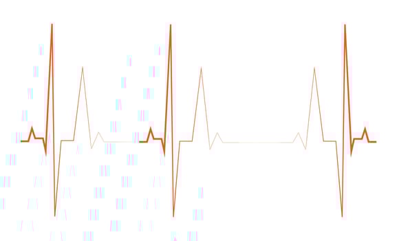 ECG heart beat line icon symbol, Heart beat pulse hospital logo sign. Vector. vector