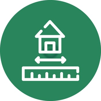 Measure Creative Icon Design vector