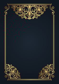 Vintage floral frame  with mandala decoration vector