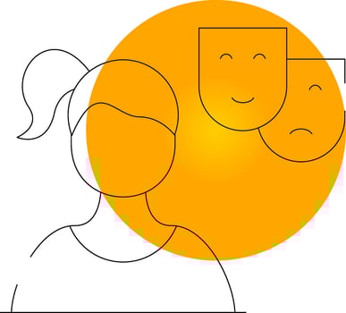 Drama Creative Icon Design vector