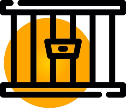 Jail Creative Icon Design vector