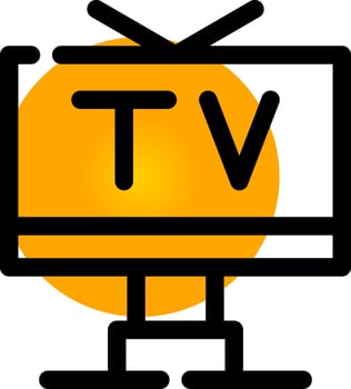 Tv Creative Icon Design vector