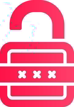 Lock Open Creative Icon Design vector
