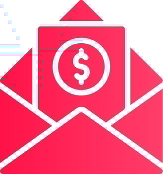 Envelope Creative Icon Design vector