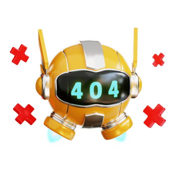 3d Robot Error 404 png