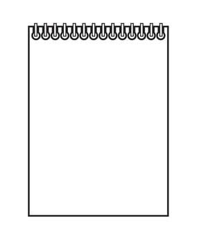 Diary page Icon vector