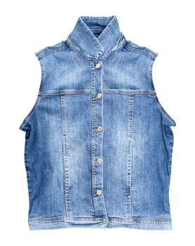 Blue jeans vest png