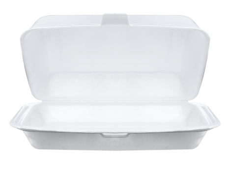 White foam box png