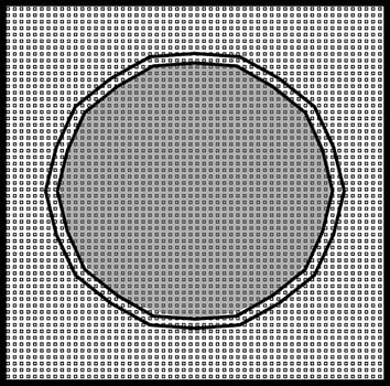 Simple monochrome geometric background in gray color vector