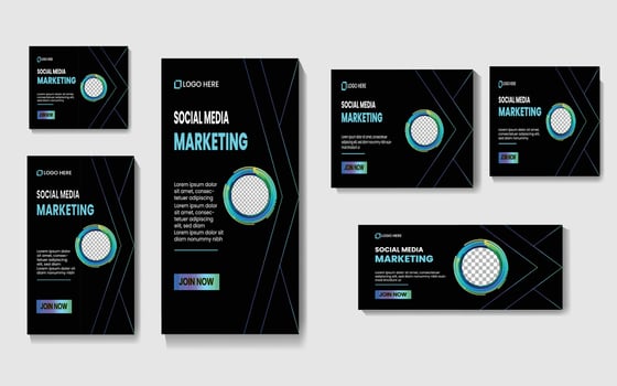 Business Website Banner Design vector